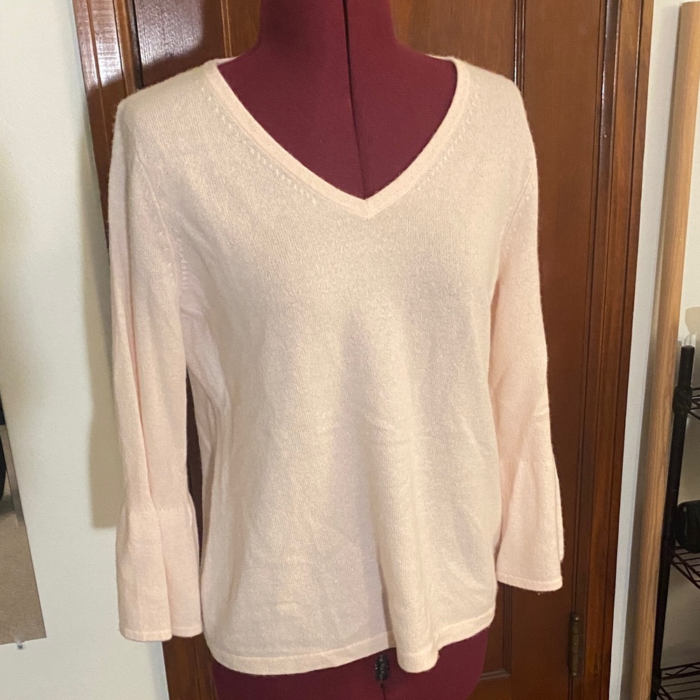 Talbots Cashmere Sweater in Ballet Pink